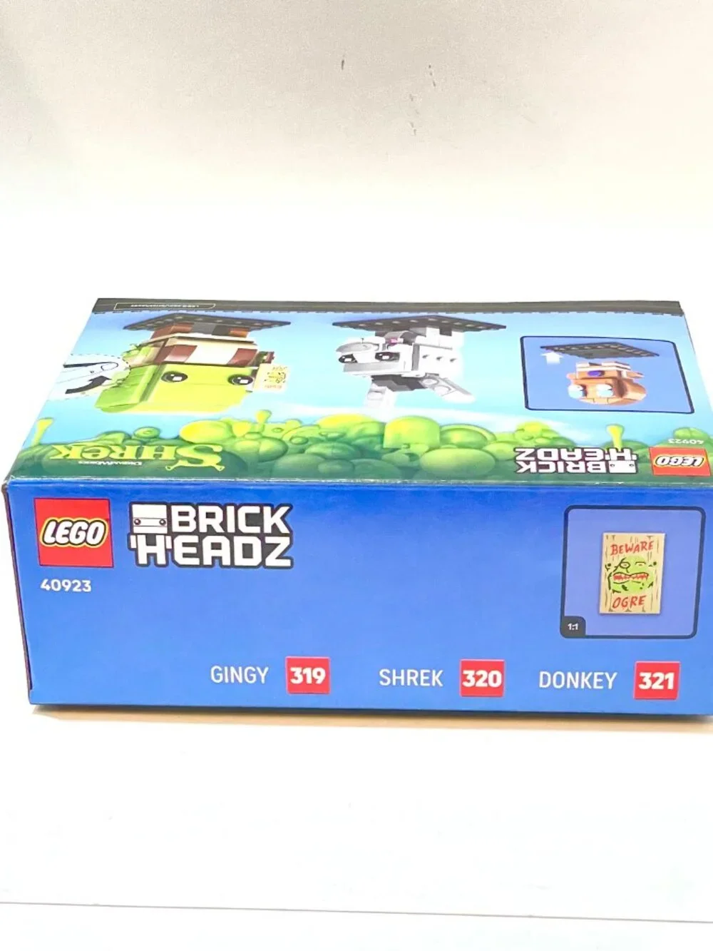 LEGO 40923 Brickheadz Shrek Donkey & Gingy NIB New in Hand